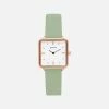 Votch Accessories Kindred Watch With Rose Gold & White Dial | Sage Vegan Leather Strap