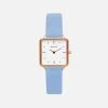 Votch Kindred Watch With Rose Gold & White Dial | Sky Blue Vegan Leather Strap Accessories