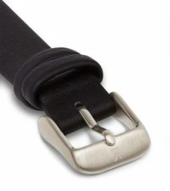 Votch Kindred Watch With Silver & White Dial | Black Vegan Leather Strap