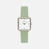 Votch Kindred Watch With Silver & White Dial | Sage Vegan Leather Strap Accessories 1 Votch Kindred Watch With Silver & White Dial | Sage Vegan Leather Strap Accessories