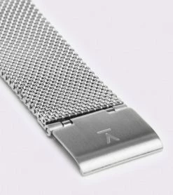 Votch Accessories Petite Watch Silver & White Dial | Silver Mesh Strap