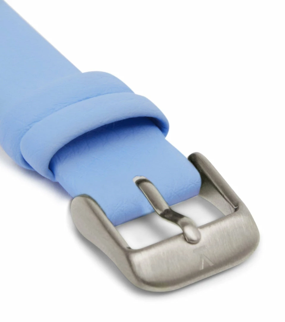 Votch Kindred Watch With Silver & White Dial | Sky Blue Vegan Leather Strap Accessories 5 Votch Kindred Watch With Silver & White Dial | Sky Blue Vegan Leather Strap Accessories