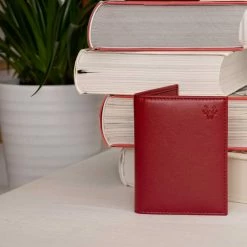 Watson & Wolfe Vegan Leather RFID Protective Bifold Card Holder | Red Bark Accessories
