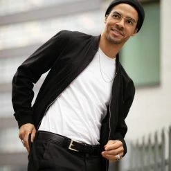 Watson & Wolfe Taylor Classic Vegan Leather Belt | Black Accessories