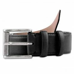 Watson & Wolfe Taylor Classic Vegan Leather Belt | Black Accessories