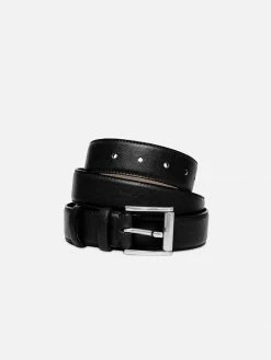 Watson & Wolfe Taylor Classic Vegan Leather Belt | Black Accessories