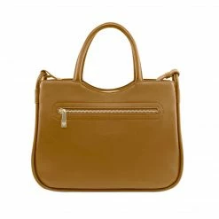Watson & Wolfe Florence Silicone Vegan Leather Bag | Caramel Bags