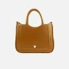 Watson & Wolfe Florence Silicone Vegan Leather Bag | Caramel Bags