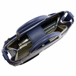 Watson & Wolfe Bags Florence Silicone Vegan Leather Bag | Navy Blue