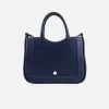 Watson & Wolfe Bags Florence Silicone Vegan Leather Bag | Navy Blue
