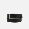 Watson & Wolfe Accessories Miller Classic Vegan Leather Belt | Black