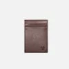 Watson & Wolfe Slim Vegan Leather RFID Protective Card Holder | Chestnut Brown Accessories