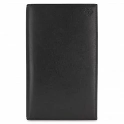 Watson & Wolfe Vegan Leather Passport Holder | Black