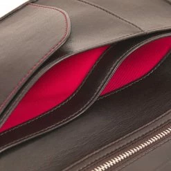 Watson & Wolfe Vegan Leather Passport Holder | Brown