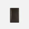Watson & Wolfe Vegan Leather Passport Holder | Brown
