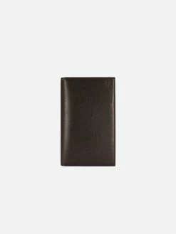 Watson & Wolfe Vegan Leather Passport Holder | Brown