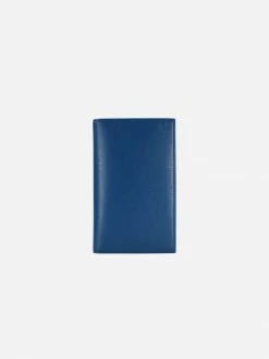 Watson & Wolfe Accessories Vegan Leather Passport Holder | Navy Blue