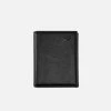 Watson & Wolfe Accessories Trifold Vegan Leather RFID Protective Wallet For Key Belt Chain | Black