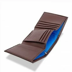 Watson & Wolfe Trifold Vegan Leather RFID Protective Wallet For Key Belt Chain | Chestnut Brown Accessories 10 Watson & Wolfe Trifold Vegan Leather RFID Protective Wallet For Key Belt Chain | Chestnut Brown Accessories