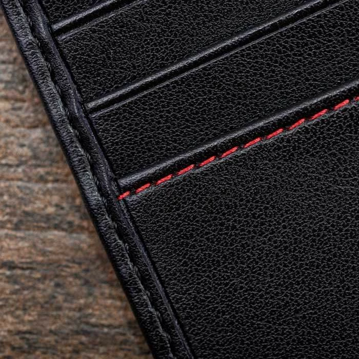 Watson & Wolfe Vegan Leather RFID Protective Bifold Card Holder | Black 6 Watson & Wolfe Vegan Leather RFID Protective Bifold Card Holder | Black