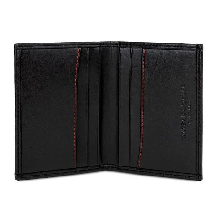 Watson & Wolfe Vegan Leather RFID Protective Bifold Card Holder | Black 5 Watson & Wolfe Vegan Leather RFID Protective Bifold Card Holder | Black