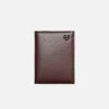 Watson & Wolfe Accessories Vegan Leather RFID Protective Bifold Card Holder | Chestnut Brown