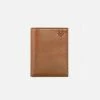 Watson & Wolfe Accessories Vegan Leather RFID Protective Card Wallet With Notes Pocket | Toffee