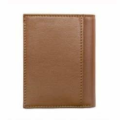 Watson & Wolfe Accessories Vegan Leather RFID Protective Card Wallet With Notes Pocket | Toffee