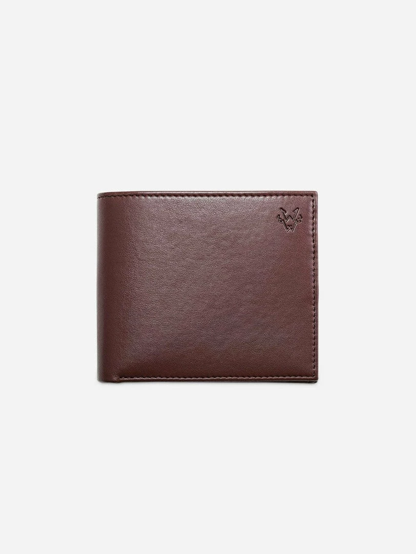 Watson & Wolfe Accessories Vegan Leather RFID Protective Wallet With Coin Pocket | Chestnut Brown & Red 3 Watson & Wolfe Accessories Vegan Leather RFID Protective Wallet With Coin Pocket | Chestnut Brown & Red