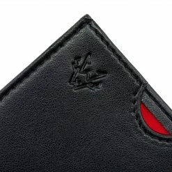 Watson & Wolfe Accessories Vegan Leather RFID Protective Nano Card Case | Black