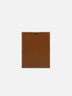 Watson & Wolfe Accessories Vegan Leather RFID Protective Nano Card Case | Toffee