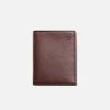 Watson & Wolfe Vegan Leather RFID Protective Trifold Wallet | Chestnut Brown Accessories