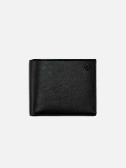 Watson & Wolfe Vegan Leather RFID Protective Wallet | Black & Cobalt Blue Accessories