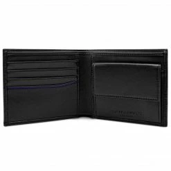 Watson & Wolfe Vegan Leather RFID Protective Wallet With Coin Pocket | Black & Cobalt Blue Accessories 11 Watson & Wolfe Vegan Leather RFID Protective Wallet With Coin Pocket | Black & Cobalt Blue Accessories