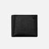 Watson & Wolfe Accessories Vegan Leather RFID Protective Wallet With Coin Pocket | Black & Red