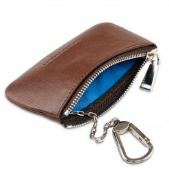 Watson & Wolfe Zipped Vegan Leather RFID Protective Card, Coin & Key Case | Oakbark