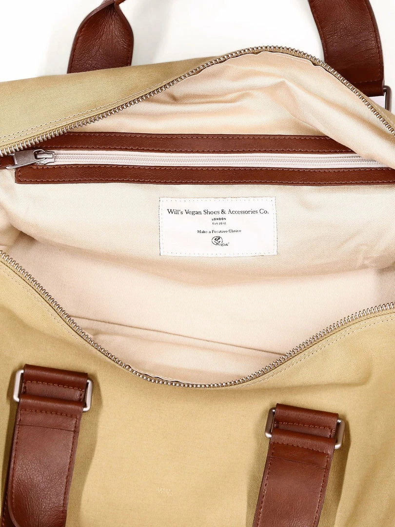 Will's Bags Cotton & Vegan Leather Weekend Bag | Multiple Colours 12 Will's Bags Cotton & Vegan Leather Weekend Bag | Multiple Colours