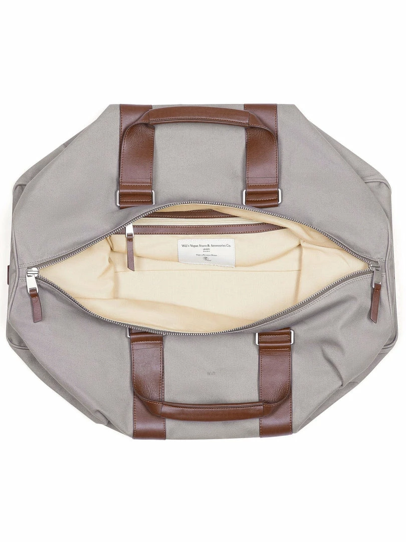 Will's Bags Cotton & Vegan Leather Weekend Bag | Multiple Colours 7 Will's Bags Cotton & Vegan Leather Weekend Bag | Multiple Colours