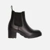 Will's Women's Vegan Leather Track Sole Boots | Black