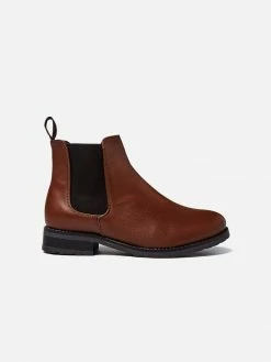 Will's Shoes Women's Luxe Smart Vegan Leather Chelsea Boots | Multiple Colours