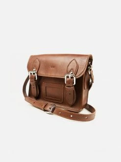 Will's Vegan Leather Mini Satchel | Chestnut Bags