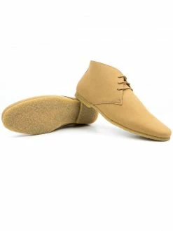 Will's Men's Crepe Sole Vegan Suede Desert Boots | Multiple Colours Shoes