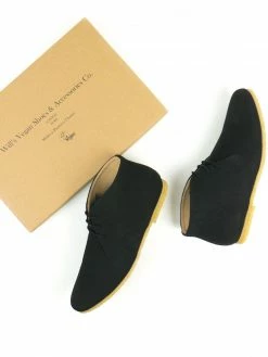 Will's Men's Crepe Sole Vegan Suede Desert Boots | Multiple Colours Shoes
