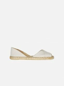 Will's Women's Recycled Cross Over Strap Vegan Espadrille | Beige