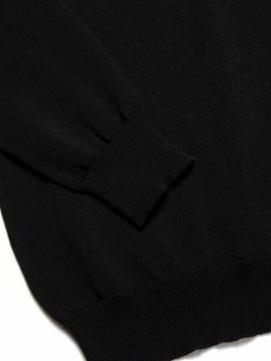 Will's Men's Recycled Cotton Long Sleeve Polo | Black