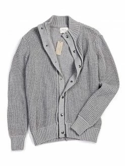 Will's Clothing Men's Recycled Cotton Waffle Cardigan | Multiple Colours
