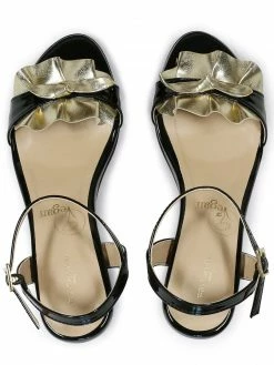 Will's Women's Vegan Leather Ruffle Sandals | Multiple Colours Shoes