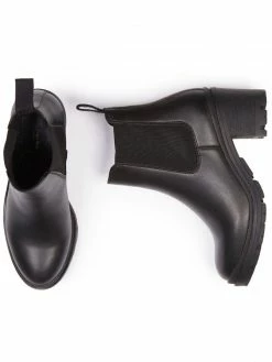 Will's Women's Vegan Leather Track Sole Boots | Black