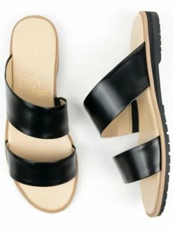 Will's Women's Vegan Leather Two Strap Sandals | Multiple Colours Shoes
