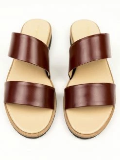 Will's Women's Vegan Leather Two Strap Sandals | Multiple Colours Shoes